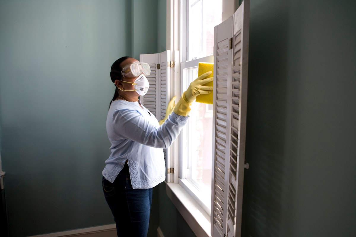 Professional carpet stain removal process